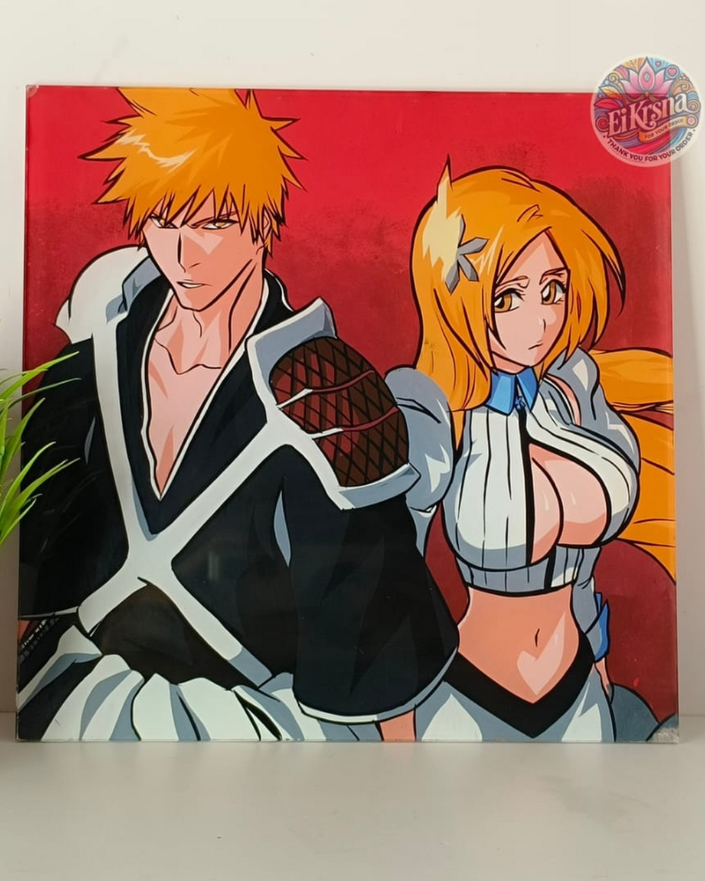 ichigo glass painting 