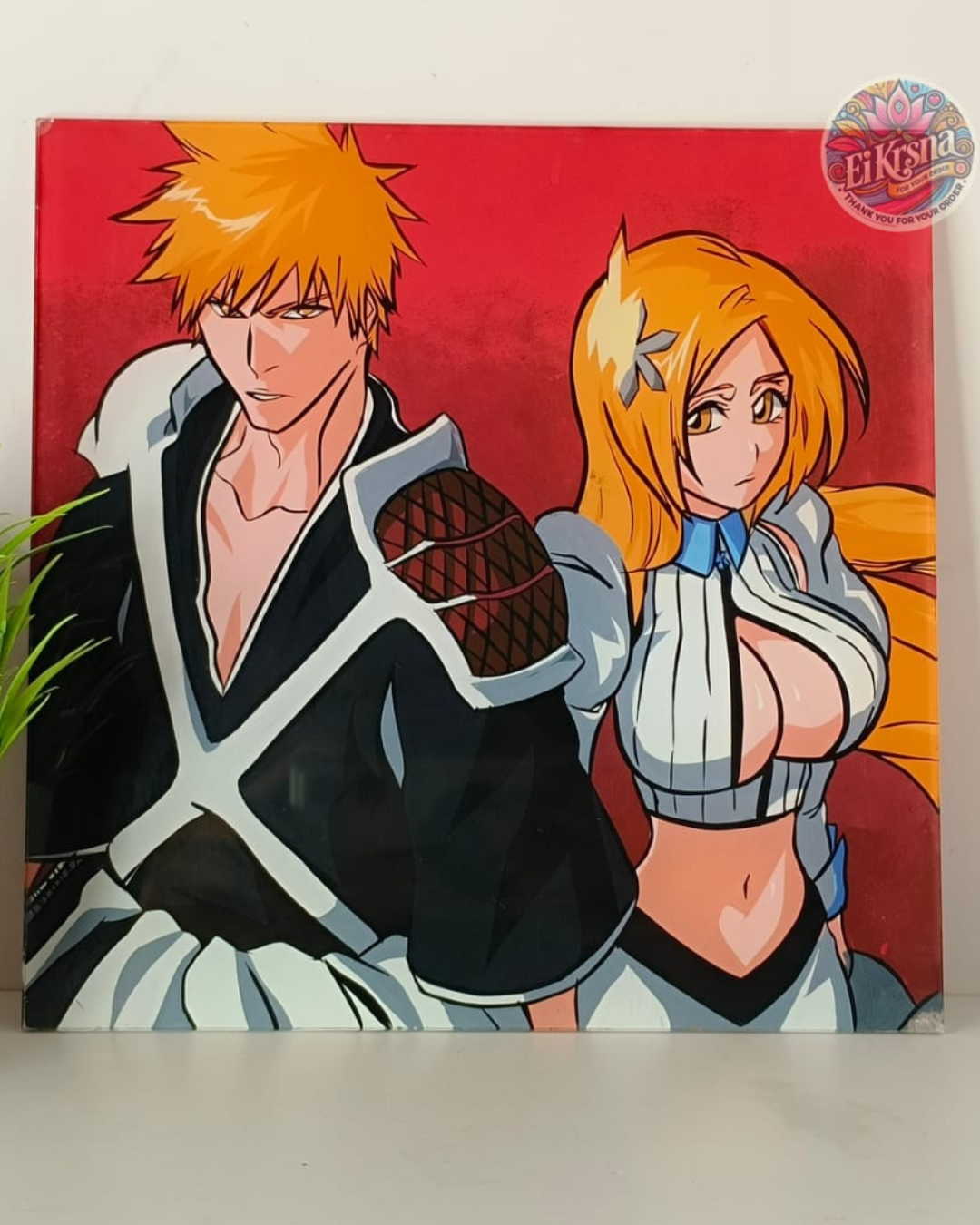 ichigo glass painting 